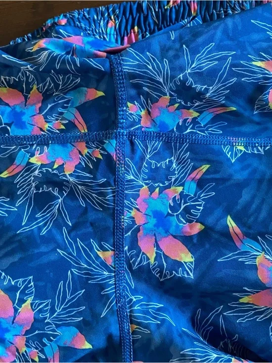 Birddogs Men’s Blue & Pink Floral Lined Gym Shorts 7” Athletic Pockets Sz LARGE - Picture 10 of 16